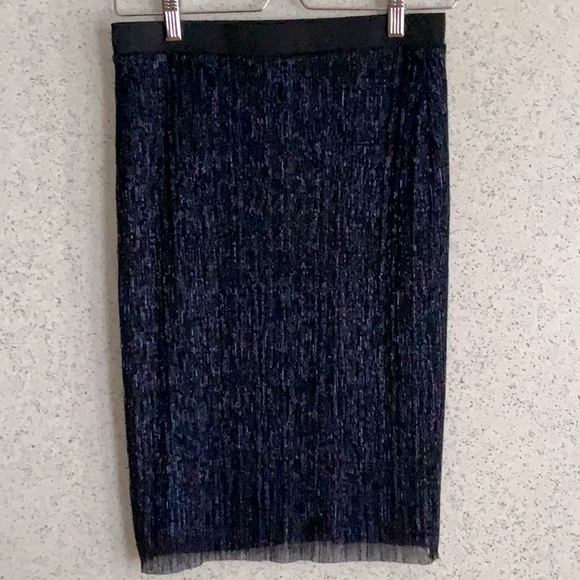 New Party Sparkly Skirt Elastic Waistband Party Pencil Skirt - Picture 1 of 4